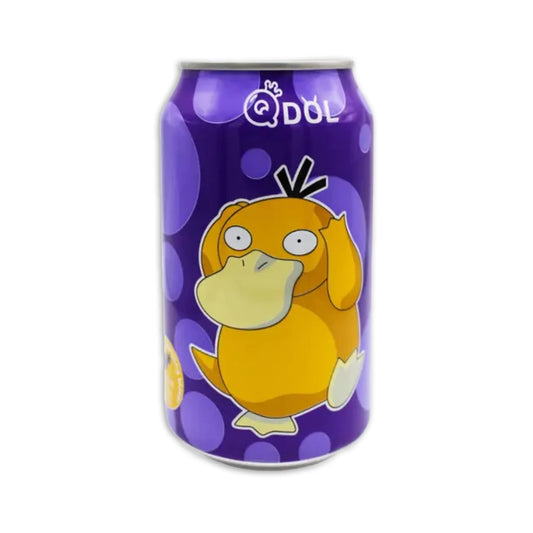Qdol Sparkling Water - Pokemon Enton - Grape  330ML