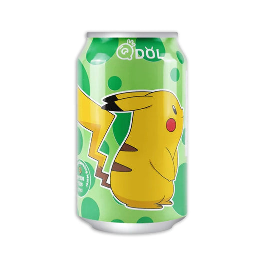 Qdol - Pokemon Pikachu Lime Asia Flavour Sparkling Water 330ml